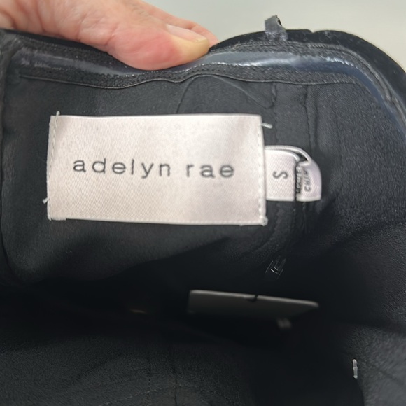 NWT Adelyn Rae BLACK Hayden Strapless Velvet Evening Cocktail Jumpsuit Small - Picture 8 of 9